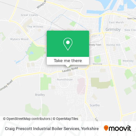 Craig Prescott Industrial Boiler Services map