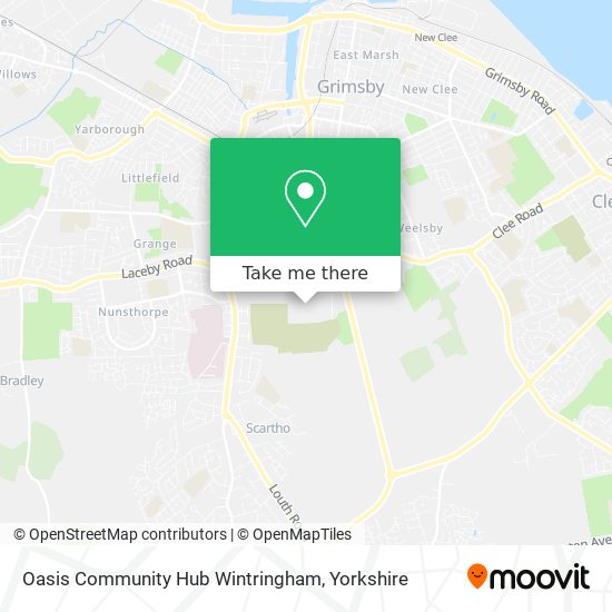 Oasis Community Hub Wintringham map