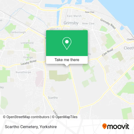 Scartho Cemetery map