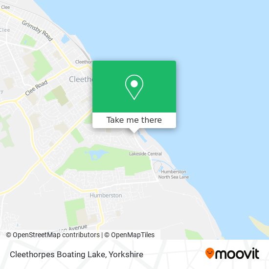 Cleethorpes Boating Lake map