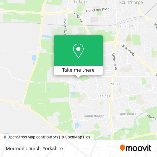 Mormon Church map