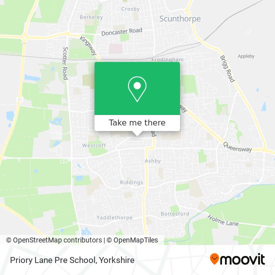 Priory Lane Pre School map