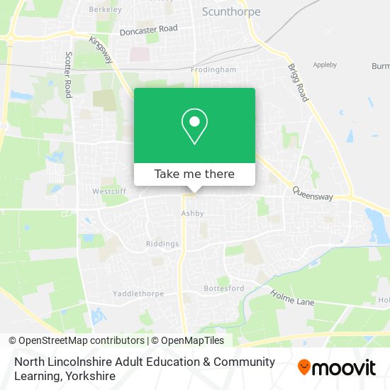 North Lincolnshire Adult Education & Community Learning map