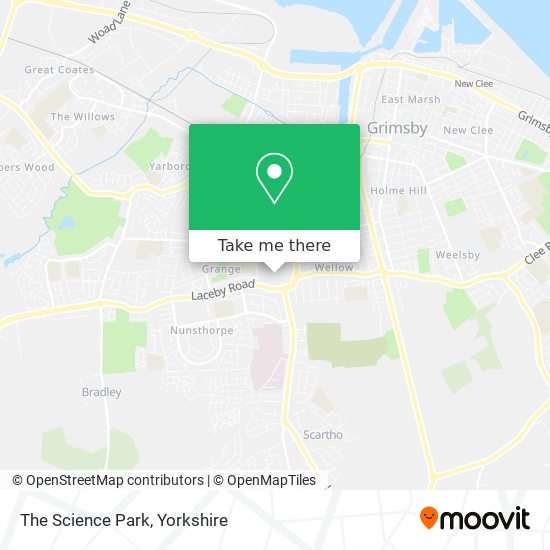 The Science Park map