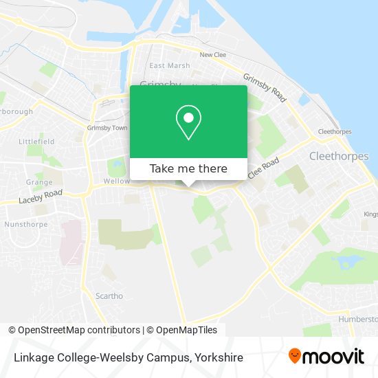 Linkage College-Weelsby Campus map