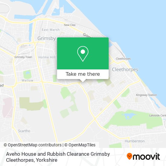 Aveho House and Rubbish Clearance Grimsby Cleethorpes map