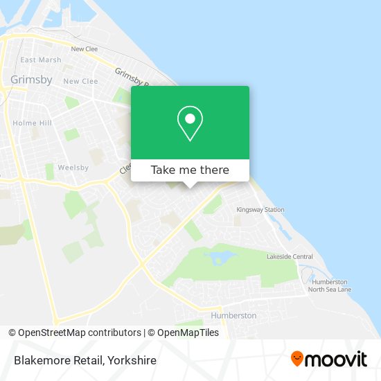 Blakemore Retail map