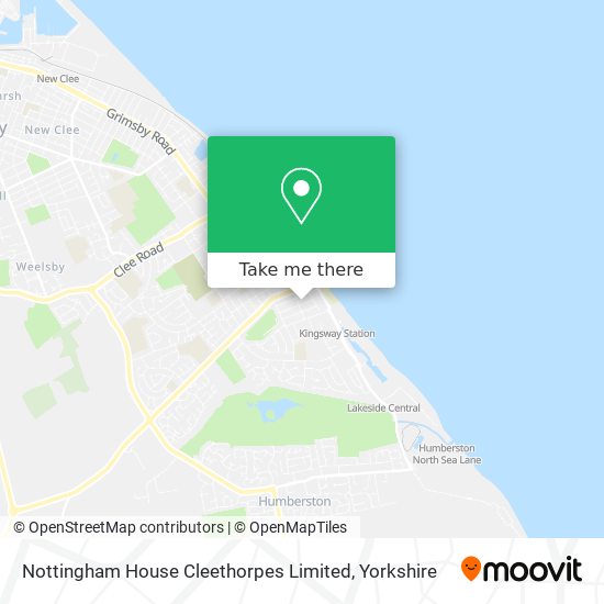 Nottingham House Cleethorpes Limited map