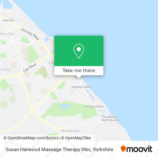 Susan Harwood Massage Therapy Ihbc map