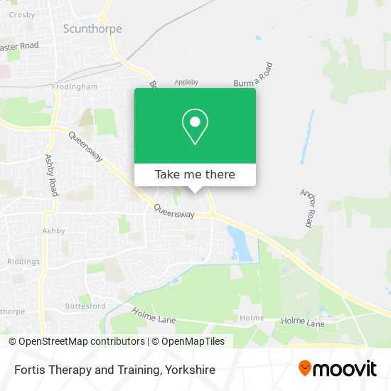 Fortis Therapy and Training map