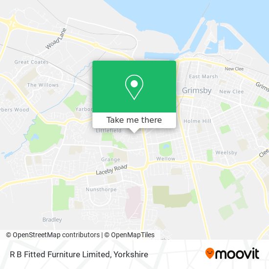 R B Fitted Furniture Limited map