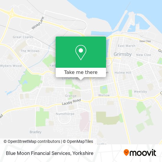 Blue Moon Financial Services map