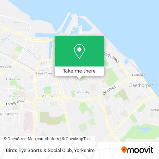 Birds Eye Sports & Social Club map