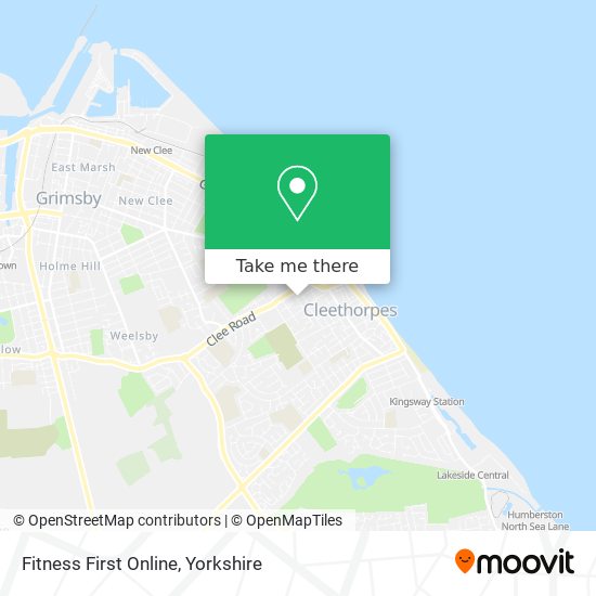 Fitness First Online map