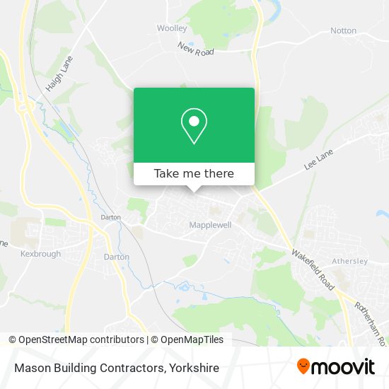 Mason Building Contractors map