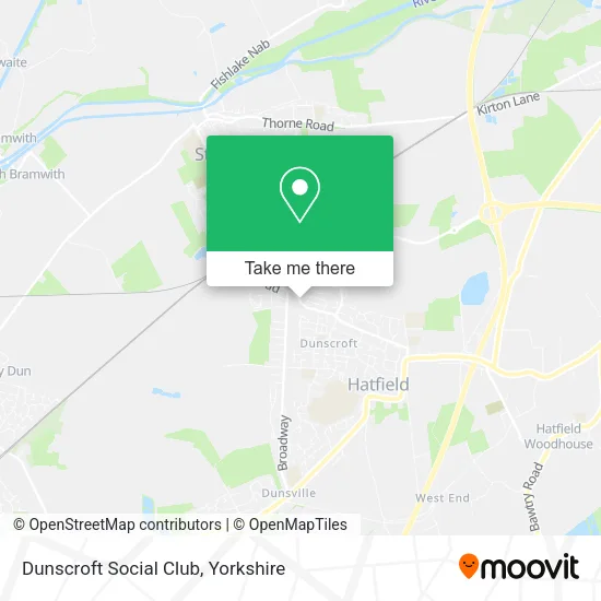Dunscroft Social Club map