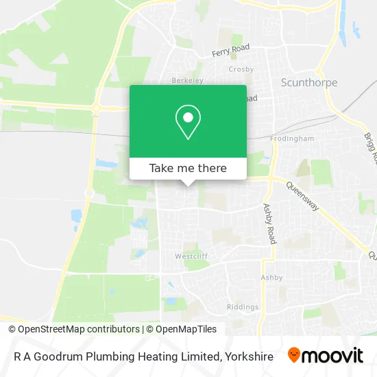 R A Goodrum Plumbing Heating Limited map