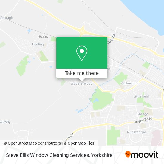 Steve Ellis Window Cleaning Services map