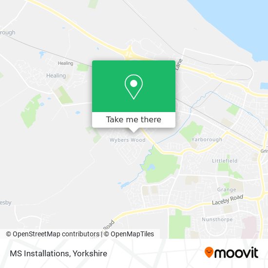 MS Installations map