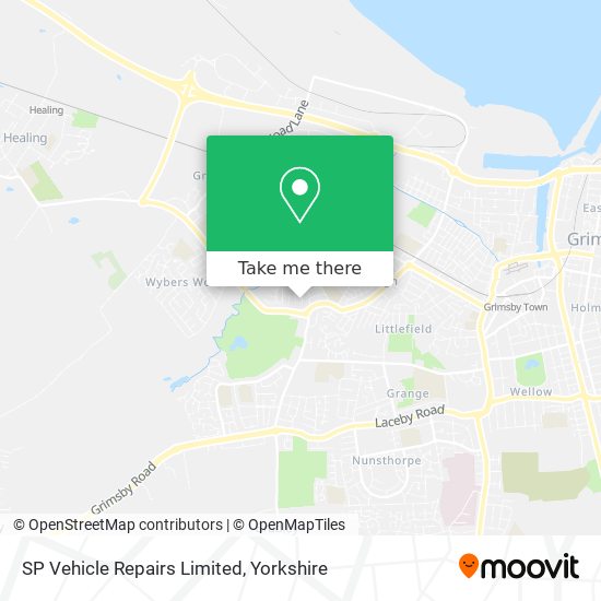 SP Vehicle Repairs Limited map