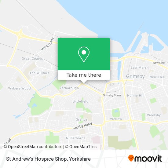 St Andrew's Hospice Shop map