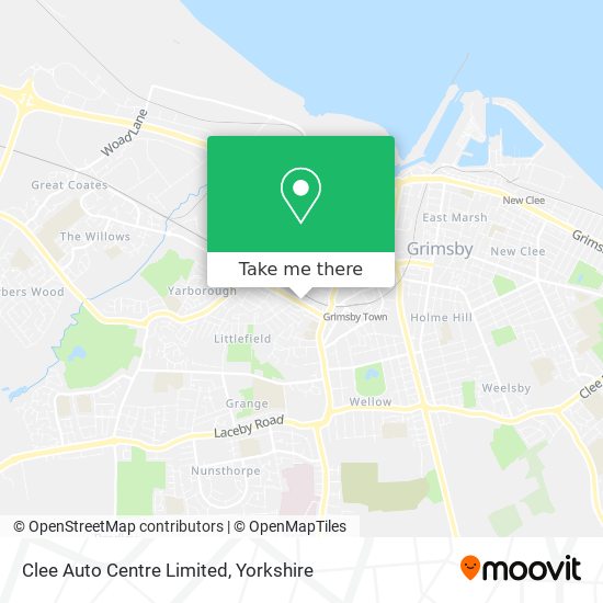 Clee Auto Centre Limited map