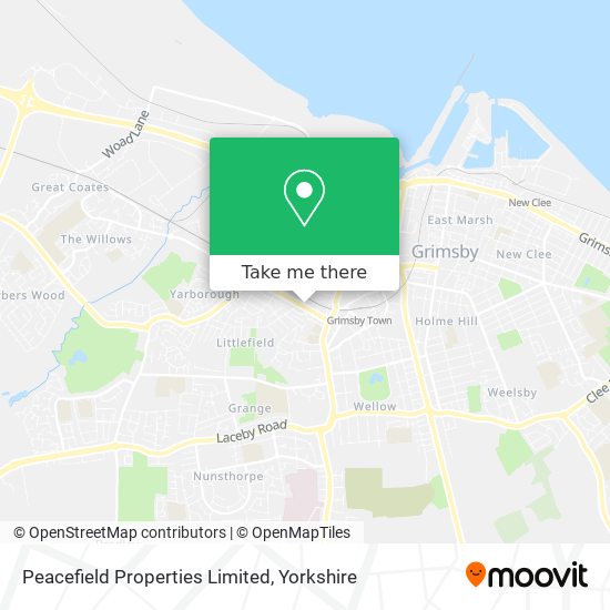 Peacefield Properties Limited map