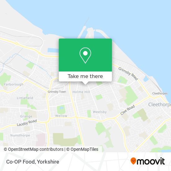 Co-OP Food map
