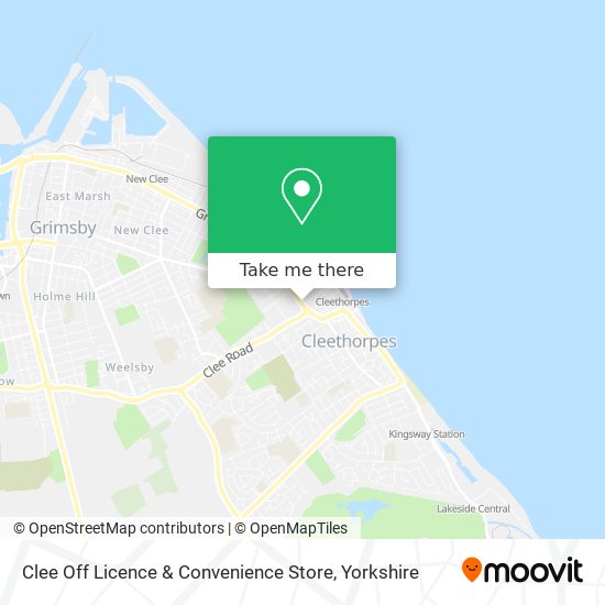 Clee Off Licence & Convenience Store map