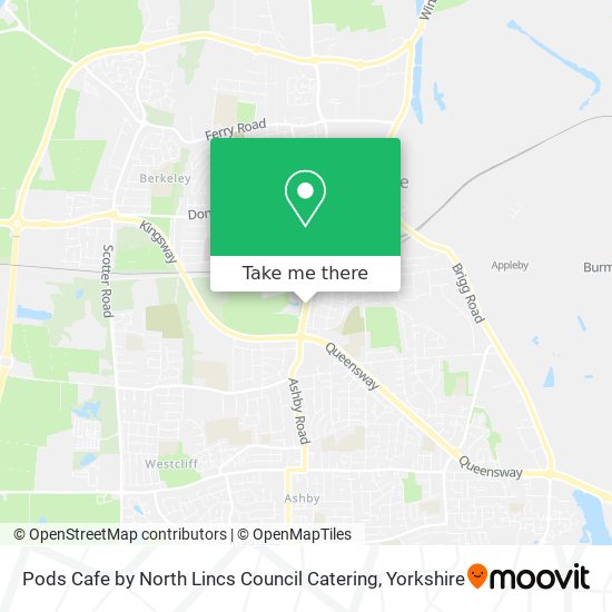 Pods Cafe by North Lincs Council Catering map