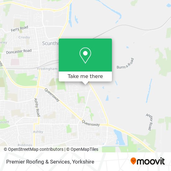 Premier Roofing & Services map