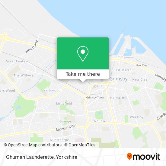 Ghuman Launderette map