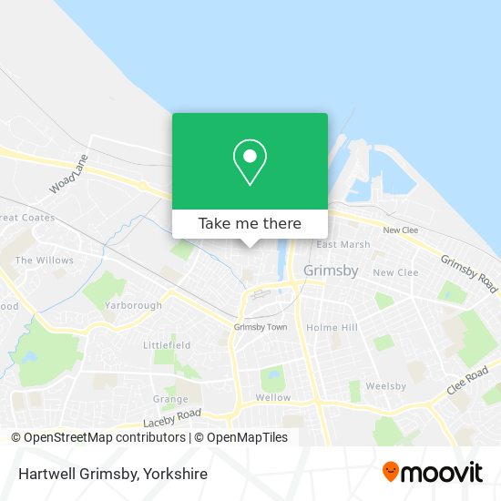 Hartwell Grimsby map