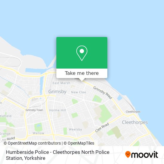 Humberside Police - Cleethorpes North Police Station map