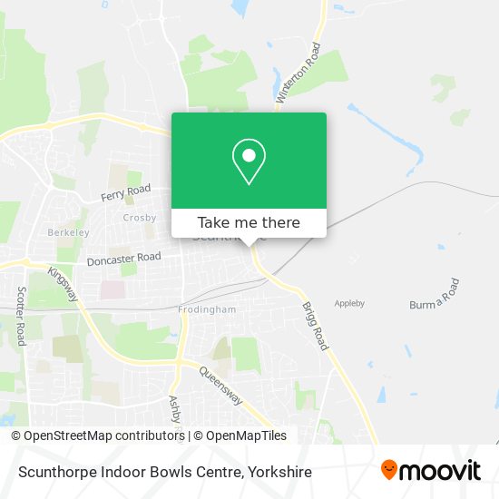 Scunthorpe Indoor Bowls Centre map