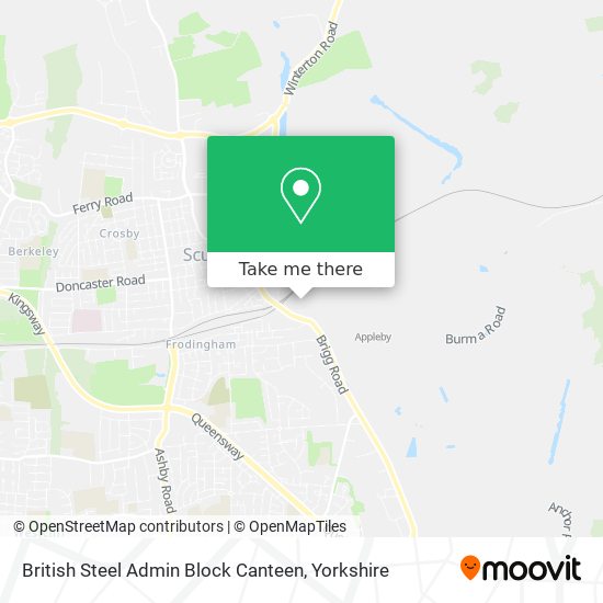 British Steel Admin Block Canteen map