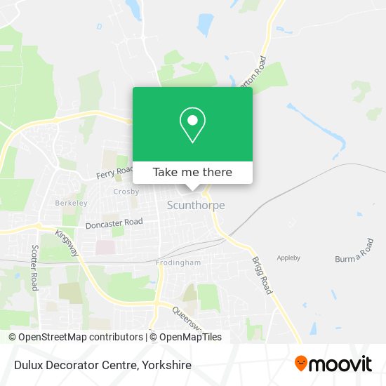 Dulux Decorator Centre map