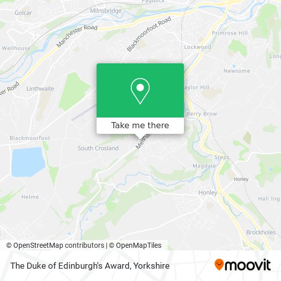 The Duke of Edinburgh's Award map