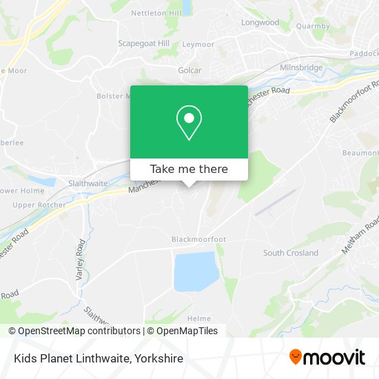 Kids Planet Linthwaite map