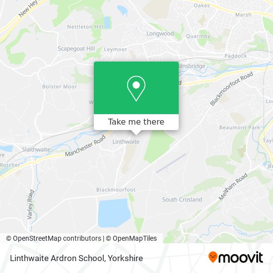Linthwaite Ardron School map