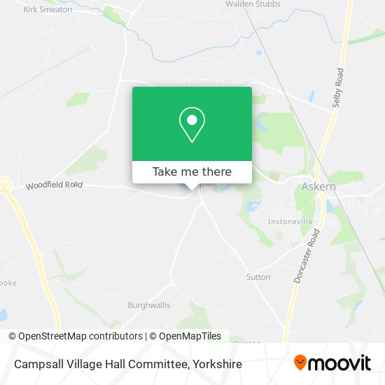 Campsall Village Hall Committee map