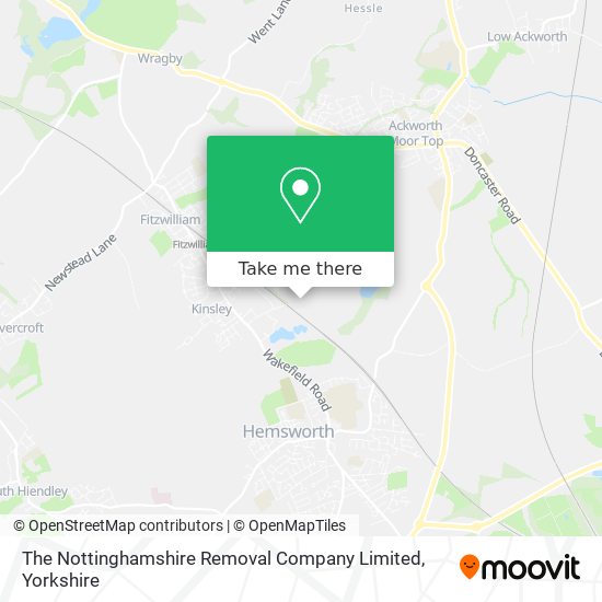 The Nottinghamshire Removal Company Limited map