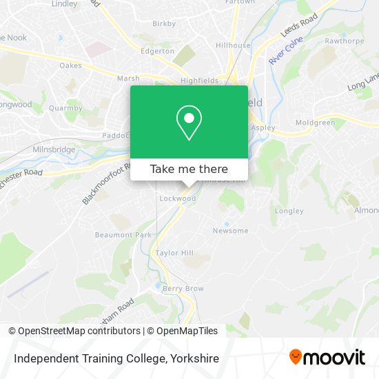 Independent Training College map