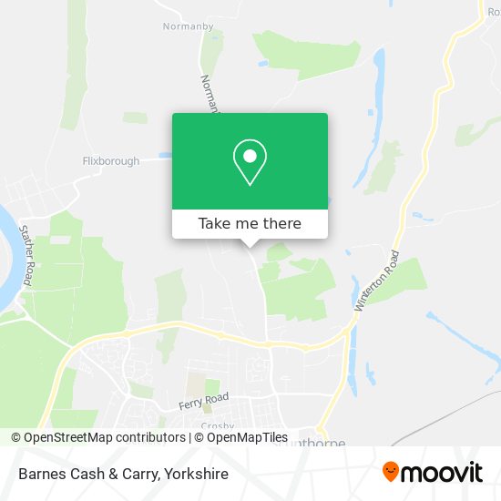 Barnes Cash & Carry map