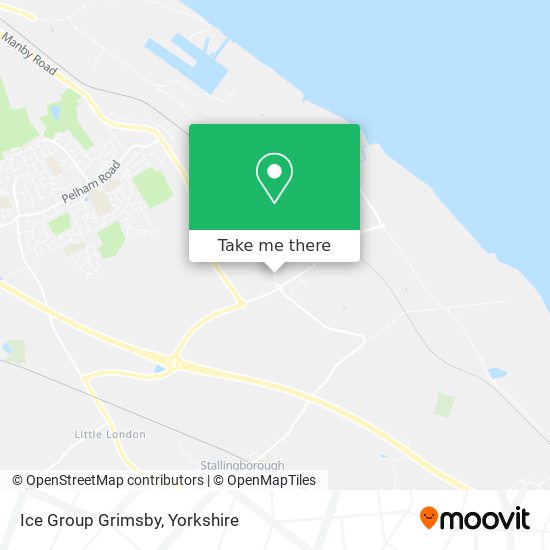 Ice Group Grimsby map