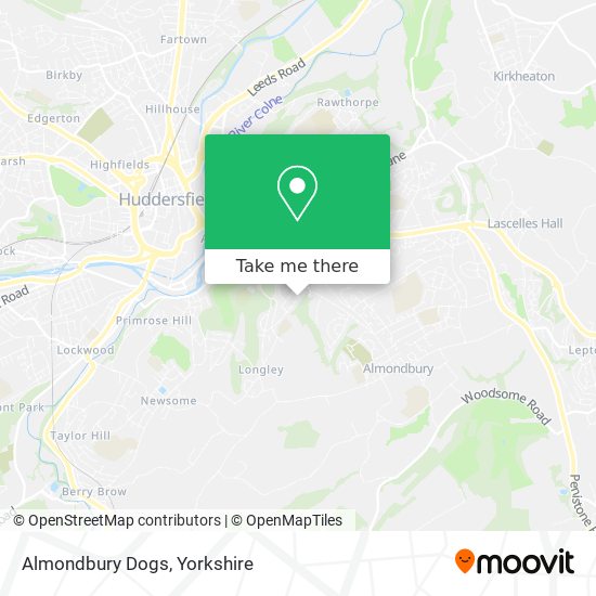 Almondbury Dogs map