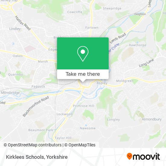 Kirklees Schools map