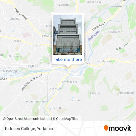 Kirklees College map