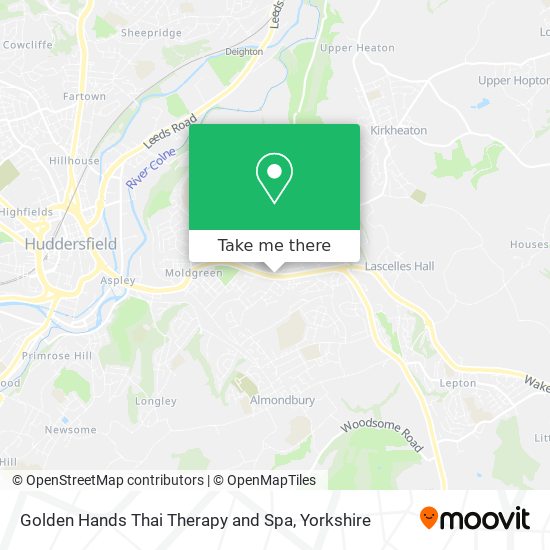 Golden Hands Thai Therapy and Spa map