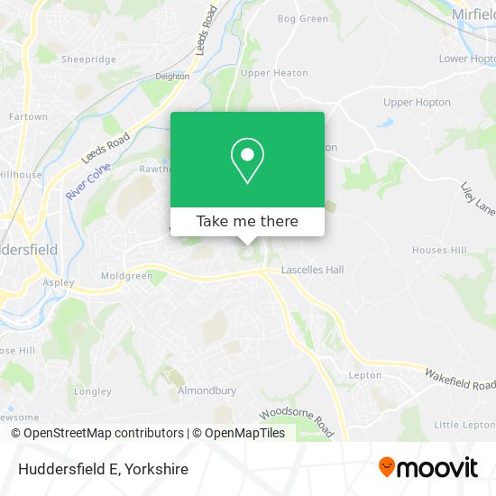 Huddersfield E map